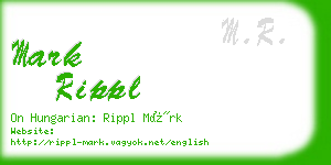 mark rippl business card